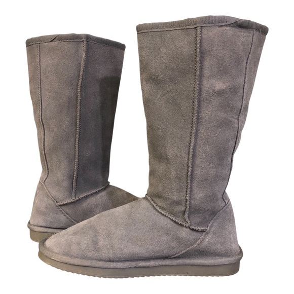 Shoes - 🔘Gray tall leather ILYSSA boots🔘